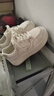 達芙妮厚底小白鞋女輕便軟底舒適板鞋低幫運動(dòng)休閑鞋百搭女鞋 米杏色 36 曬單實(shí)拍圖