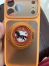 Freeson適用蘋(píng)果iPhone 17 Pro Max馬年款磁吸手機殼膚感磨砂二合一保護套全包精孔旋轉支架軟硬殼 橙色 曬單實(shí)拍圖