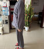 海瀾之家睡衣男士睡衣冬季男100%純棉家居服翻領(lǐng)開(kāi)衫睡衣男春秋冬季套裝 深灰色 2XL -180/105 曬單實(shí)拍圖