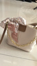 鉑吶苓包包女包水桶包斜挎包手提2023新款單肩包女士職場(chǎng)通勤輕熟百搭 水桶包【米白】 曬單實(shí)拍圖
