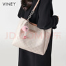 viney牛皮包包女包大容量托特包休閑手提單肩包生日禮物品牌送女友老婆 曬單實(shí)拍圖
