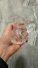 CLITON白酒杯加厚玻璃小烈酒杯家用洋酒威士忌酒杯一口杯四方杯6只裝 曬單實(shí)拍圖