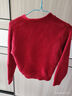百圖（betu）女裝2025年冬季新款毛衣甜美時(shí)尚氛圍感簡(jiǎn)約潮流上衣女2512X03 紅色 S 曬單實(shí)拍圖
