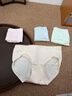 寶娜斯女士?jì)妊潯?條裝】7A抑菌純棉底襠三角內褲女無(wú)痕中腰女式內褲 曬單實(shí)拍圖