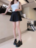 啄木鳥(niǎo)粗跟小皮鞋女26年春秋季新款高跟鞋百搭jk制服單鞋配裙子樂(lè )福鞋子 黑色亮光【增高6.5cm】 37 (235mm) 曬單實(shí)拍圖