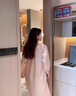 法奈蜜重磅真絲睡裙長(cháng)袖女士真絲睡衣100%桑蠶絲秋季高級感甜美家居服 櫻花粉 L 165 【使用沐浴露手洗】 曬單實(shí)拍圖