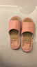 潔麗雅【2雙裝】亞麻拖鞋女夏季室內家居防滑靜音情侶春秋涼拖男四季 粉色+藍色 38-39 女+44-45男 曬單實(shí)拍圖