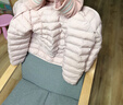 優(yōu)衣庫童裝男女童PUFFTECH空氣棉服可機洗連帽外套排骨棉服478123 10 水粉色 160 曬單實(shí)拍圖