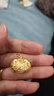 周大福兒童寶寶百福長(cháng)命鎖黃金吊墜(工費160)約4.7g EOF98禮物 曬單實(shí)拍圖