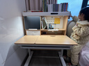黑白調C2兒童學(xué)習桌書(shū)桌學(xué)習桌專(zhuān)用3-18歲實(shí)木可升降進(jìn)口橡膠木小戶(hù)型 曬單實(shí)拍圖