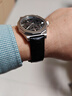 海奕施【新款上市】奧地利進(jìn)口天然樹(shù)葉紋橡膠運動(dòng)表帶歐米茄浪琴天梭美度佳明智能手表 Leaf 黑色黑扣【長(cháng)度120/80】 20*18mm 曬單實(shí)拍圖