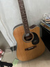 薩伽（SAGA）吉他sf700單板面單民謠薩迦木吉他入門(mén)初學(xué)者薩嘎樂(lè )器 41英寸D桶SF700C原木色缺角 曬單實(shí)拍圖