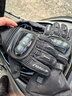 摩多狼（MOTOWOLF）摩托車(chē)電加熱騎行手套冬季加絨保暖防風(fēng)寒騎士裝備羊皮發(fā)熱調溫 曬單實(shí)拍圖