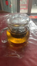 唯銘諾（WEIMINGNUO）加厚玻璃杯茶壺茶杯泡茶壺耐熱茶水分離過(guò)濾功夫茶具套裝1壺4杯 曬單實(shí)拍圖