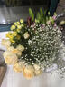 38女神婦女節禮物 云南家庭插花組合 玫瑰10枝百合9朵多頭玫3枝桔梗200g草1束 曬單實(shí)拍圖