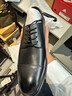 百麗通勤正裝鞋男鞋牛皮內增高英倫商務(wù)皮鞋B3229DM5 黑色內增高 42 曬單實(shí)拍圖