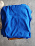 電動(dòng)車(chē)裝備擦車(chē)毛巾專(zhuān)用摩托車(chē)通用不掉毛車(chē)家兩用擦車(chē)巾 藍色清潔毛巾（25cm*25cm） 1條 曬單實(shí)拍圖