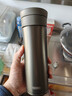 膳魔師（THERMOS）鈦杯Ti純鈦保溫杯大容量水杯商務(wù)杯子團購生日禮物TCTG/TCTC TCTC太空灰【升級鈦茶隔】 530ml 曬單實(shí)拍圖