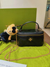 Tory Burch 湯麗柏琦【情人節禮物】 KIRA 菱格紋迷你化妝盒子包TB 164986 黑色 001 曬單實(shí)拍圖
