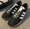 adidas「T頭鞋」VL COURT復古休閑板鞋德訓鞋男女阿迪達斯輕運動(dòng)   黑色/白色 (推薦女生選小半碼)   43 曬單實(shí)拍圖