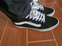 VANS萬(wàn)斯范斯官方 線(xiàn)上專(zhuān)售Faulkner美式經(jīng)典薄絨男鞋板鞋 黑色 42.5  曬單實(shí)拍圖