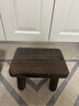 慕意實(shí)木小板凳家用矮凳桐木復古小木凳木頭兒童小方凳結實(shí)耐用小凳子 全實(shí)木小號斜腿款[28*20*20CM] 曬單實(shí)拍圖