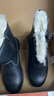 hawit冬季真羊毛雪地靴男羊皮毛一體保暖羊毛靴東北戶(hù)外加厚棉鞋防寒靴 黑色羊毛靴（黑/白內膽顏色隨機） 42 曬單實(shí)拍圖