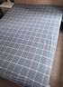 無(wú)印工坊無(wú)印良品水洗棉床單200x230cm單件家用隔臟保護罩單人宿舍三件套 灰大格【柔軟親膚 吸濕透氣】 200*230cm【單床單】 曬單實(shí)拍圖