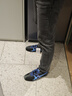 Onitsuka Tiger鬼塚虎新款男女款運動(dòng)休閑鞋  賽車(chē)風(fēng)休閑鞋 RUNSPARK 2.0 黑色/藍色 42 曬單實(shí)拍圖