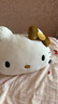 野獸派家居（tbh）Hello Kitty造型抱枕辦公室午睡枕客廳沙發(fā)靠枕禮物 Hello Kitty造型抱枕-金色蝴蝶結 曬單實(shí)拍圖