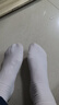 六指鼠100％純棉無(wú)骨秋冬季兒童襪子純色男童春秋a類(lèi)中筒全棉厚棉襪大童 曬單實(shí)拍圖