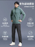 步銳特（BURUITE）跑步運動(dòng)套裝男寬松晨跑速干田徑騎行羽毛球訓練服健身秋季五件套 曬單實(shí)拍圖