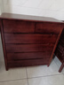 擇怡中式斗柜五斗胡桃木臥室儲物柜簡(jiǎn)約純實(shí)木斗柜大容量爆款六斗九斗 六斗黑檀色-100寬*45深*106高cm 曬單實(shí)拍圖