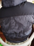 鴨鴨（YAYA）王一博同款羽絨服男士撞色拼接時(shí)尚百搭加厚連帽面包服外套男DY 黑青迷彩色 L 175/92A 曬單實(shí)拍圖