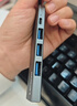 聯(lián)想（Lenovo）USB3.0金屬分線(xiàn)器擴展塢高速4口集線(xiàn)器HUB拓展塢筆記本電腦一拖多轉換器轉接頭擴展器Type-C供電 曬單實(shí)拍圖
