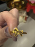六福珠寶黃金戒指小馬駒光影金編織實(shí)心足金新年禮物計價(jià) 14號-約1.41克 曬單實(shí)拍圖