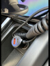 飛利浦（Philips）車(chē)載充電器超級快充自帶線(xiàn)汽車(chē)點(diǎn)煙器充電器轉換器一拖二蘋(píng)果17/16華為USB擴展車(chē)充頭4313 曬單實(shí)拍圖