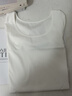 歐迪芬10A抑菌女士打底衫女91%棉正肩圓領(lǐng)短袖t恤春夏外穿百搭修身白L 曬單實(shí)拍圖