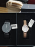 丹尼爾惠靈頓（DanielWellington）【女神節禮物】DW情侶對表情侶手表男女款一對輕奢流金石英鋼帶 曬單實(shí)拍圖