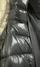 高梵黑金鵝絨服女王5.0五格2025新款女士泡芙加厚冬季羽絨服 黑色 L 曬單實(shí)拍圖