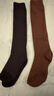 貓人2雙加厚小腿襪子女純棉毛圈長(cháng)襪秋冬季jk防滑不掉小皮鞋長(cháng)筒襪 曬單實(shí)拍圖