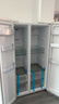 海爾（Haier）冰箱雙開(kāi)門(mén)對開(kāi)門(mén)620升纖薄一級能效雙變頻風(fēng)冷無(wú)霜大容量節能保鮮家用冰雪白以舊換新家電補貼 620升大容量+黑金凈化+90°開(kāi)門(mén)懸停 曬單實(shí)拍圖