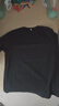 【京東直采】新年鴻運輕量棉感短袖t恤男圓領(lǐng)速干彈力打底衫 玄青黑（男） 2XL 曬單實(shí)拍圖