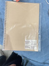 MUJI 雙環(huán)筆記本 學(xué)生文具 本子 牛皮紙色/7mm橫線(xiàn)/48張 B5 曬單實(shí)拍圖