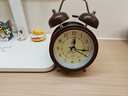 得力（deli）兒童節迷你復古機械鬧鐘夜光床頭鬧鐘兒童學(xué)生開(kāi)學(xué)升學(xué)必備  棕色9024開(kāi)學(xué)開(kāi)學(xué)季新年禮物 曬單實(shí)拍圖