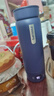 飛利浦 (PHILIPS)燒水杯便攜式燒水壺電熱水杯恒溫杯加熱水杯旅行燒水壺電熱水壺保溫杯加熱杯三代 0.42L 全新升級【恒溫】燒水杯 深藍色 曬單實(shí)拍圖