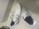 雙魚(yú)（DOUBLE FISH）乒乓球鞋男女同款專(zhuān)業(yè)運動(dòng)鞋防滑透氣訓練鞋 藍白色 DF-878 44 曬單實(shí)拍圖