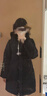 波司登冬羽絨服女士寬松中長(cháng)款休閑加厚連帽百搭外套B250245124 曬單實(shí)拍圖
