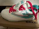 鴻星爾克板鞋男曹恩齊同款秋秋季國風(fēng)潮無(wú)雙楓葉厚底滑板鞋舒適休閑運動(dòng)鞋 微晶白/水綠 40 曬單實(shí)拍圖