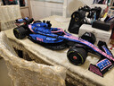 咔搭1:8 AlpineF1車(chē)隊正版授權積木跑車(chē)模型賽車(chē)拼裝玩具男孩新年禮物 1:8系列阿爾派F1全印刷件+亞克力框 曬單實(shí)拍圖
